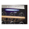 Caso | Wine cooler | Wine Master 66 | Energy efficiency class G | Free standing | Bottles capacity Up to 66 bottles | Cooling type Compressor technology | Stainless steel/Black