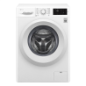 LG Washing machine F0J5WN3W Front loading, Washing capacity 6.5 kg, 1000 RPM, Direct drive, A+++, Depth 45 cm, Width 60 cm, White, Display, LED, NFC