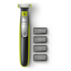 Philips OneBlade Shaver and styler QP2530/20 Warranty 24 month(s), Wet use, Rechargeable, Charging time 4 h, Long lasting Li-Ion battery, Battery, Number of shaver heads/blades 1, Black/Green