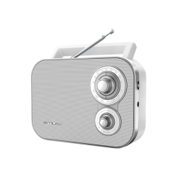 Muse Portable Radio M-051RW AUX in White