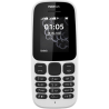 Nokia 105 (2017) White, 1.4 ", TFT, 120 x 160 pixels, 4 MB, 4 MB, Dual SIM, Mini-SIM, USB version microUSB 2.0, Main camera No camera MP, 800 mAh