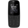 Nokia 105 (2017) Black, 1.4 ", TFT, 120 x 160 pixels, 4 MB, 4 MB, Dual SIM, Mini-SIM, USB version microUSB 2.0, Main camera No camera MP, 800 mAh