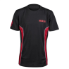 Sparco Gaming t-shirt, GT Vent, Black/Red, L