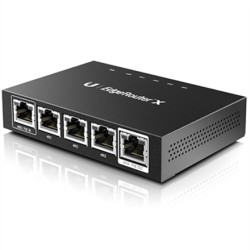 Ubiquiti EsgeRouter ER-X 10/100/1000 Mbit/s, Ethernet LAN (RJ-45) ports 5, RAM 256 MB, NAND 256 MB, 880 MHz, Dual Core MIPS1004Kc