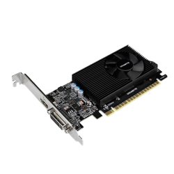 Gigabyte GV-N730D5-2GL 1.0 low profile NVIDIA, 2 GB, GeForce GT 730, GDDR5, PCI Express 2.0, Processor frequency 902 MHz, HDMI ports quantity 1, Memory clock speed 5000 MHz