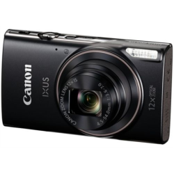 Canon | IXUS | 285 HS | Compact camera | 20.2 MP | Optical zoom 12 x | Digital zoom 4 x | Image stabilizer | ISO 3200 | Display diagonal 7.62 " | Wi-Fi | Focus TTL | Video recording | Lithium-Ion (Li-Ion) | Black | 1076C001