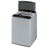 DAEWOO Washing machine WM-1710ELG Top loading, Washing capacity 6 kg, 700 RPM, G, Depth 53.5 cm, Width 52.5 cm, Silver/ black, Semi-automatic, Display