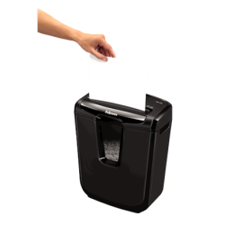 Fellowes Shredder  M-7C Black, 14 L, Paper shredding, Credit cards shredding, Paper handling standard/output Shreds 7 sheets per pass into 4x35mm cross-cut particles (Security Level P-4), Traditional | 4603101