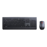 Lenovo | Professional | Professional Wireless Keyboard and Mouse Combo - US English with Euro symbol | Keyboard and Mouse Set | Wireless | Mouse included | US | Black | US English | Numeric keypad | Wireless connection