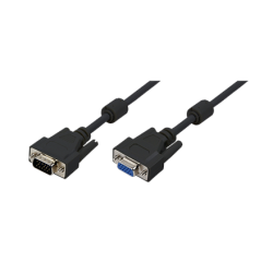 Logilink | Black | HD DSUB 15-pin male | HD DSUB 15-pin female | VGA to VGA | 1.8 m | CV0004
