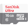 Sandisk Ultra Android 80MB/s 16 GB, MicroSDHC, Flash memory class 10