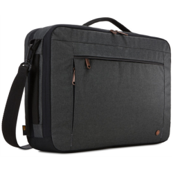 Case Logic | Fits up to size 15.6 " | Era Hybrid Briefcase | Messenger - Briefcase/Backpack | Obsidian | Shoulder strap | ERACV116 OBSIDIAN