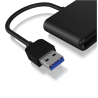 Raidsonic | ICY BOX | IB-CR301-U3 USB 3.0 External card reader | USB 3.0 Type-A | 3 x card reader slot: CF, SD, microSD