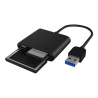 Raidsonic | ICY BOX | IB-CR301-U3 USB 3.0 External card reader | USB 3.0 Type-A | 3 x card reader slot: CF, SD, microSD