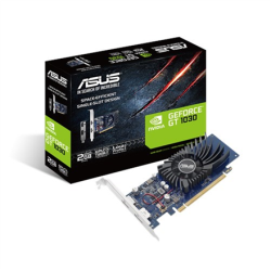 Asus NVIDIA 2 GB GeForce GT 1030 GDDR5 PCI Express 3.0 Processor frequency 1266 MHz HDMI ports quantity 1 Memory clock speed 6008 MHz | 90YV0AT2-M0NA00