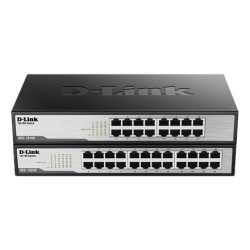 D-Link Switch DES-1024D/G Unmanaged, Desktop, 10/100 Mbps (RJ-45) ports quantity 24, Power supply type Single