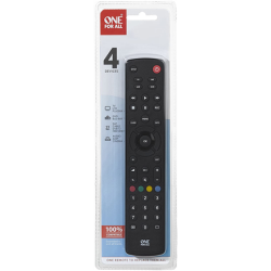 ONE For ALL 4, Universal Contour 4 TV Remote | URC1240