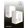 Audio Technica Headphones with Built-in Mic and Controls ATH-S200BTWH Headband/On-Ear, Bluetooth, White, No, Yes