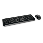 Microsoft Keyboard and mouse 850 with AES PY9-00015 Wireless, Mouse included, Batteries included, EN/RU, Wireless connection, EN, Numeric keypad, USB, Black | PY9-00012