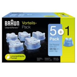 Braun CCR5 + 1 cleaning cartridges, 6 pack | CCR5+1