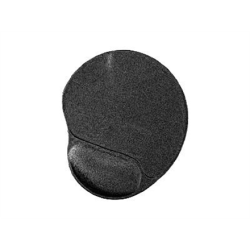 Gembird | Gel mouse pad with wrist support | Ergonomic mouse pad | 240 x 220 x 4 mm | Black | MP-GEL-BK