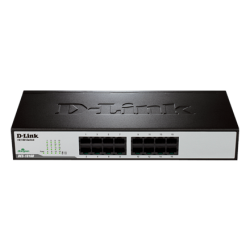 D-Link Switch DES-1016D Unmanaged, Desktop, 10/100 Mbps (RJ-45) ports quantity 16 | DES-1016D/H1
