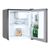 Haier Refrigerator HMF-406S Free standing, Larder, Height 51 cm, A+, Fridge net capacity 42 L, Freezer net capacity 4 L, 42 dB, Silver