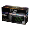 Adler | AD 1121 | Alarmclock Radio | Black | Alarm function