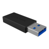 ICY BOX Adapter for USB 3.1 (Gen 2), Type-A plug to Type-C socket | IB-CB015