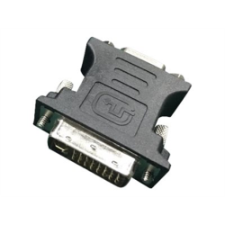 Gembird Adapter DVI-A male to VGA 15-pin HD (3 rows) female, black | Gembird | A-DVI-VGA-BK