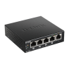D-Link | Switch | DGS-1005P | Unmanaged | Desktop | 1 Gbps (RJ-45) ports quantity 5 | PoE ports quantity 4 | Power supply type External