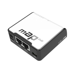 MikroTik mAP RBmAP2nD 802.11n 10/100 Mbit/s Ethernet LAN (RJ-45) ports 2 MU-MiMO No PoE in/out