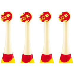 ETA Toothbrush replacement Heads, For kids, Number of brush heads included 4,  Yellow/Red | ETA129490500