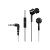 Panasonic | RP-TCM115E-K | Canal type | Wired | In-ear | Microphone | Black
