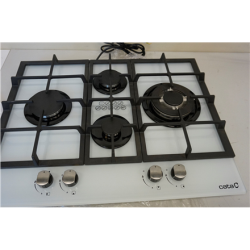 SALE OUT.  CATA hob  LCI 6031 WH  Gas, Number of burners/cooking zones 4, Rotary knobs, White, NO ORIGINAL PACKAGING ,DEMO | 08041100SO