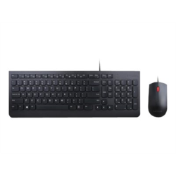Lenovo | Black | Essential | Essential Wired Keyboard and Mouse Combo - Lithuanian | Keyboard and Mouse Set | Wired | EN/LT | Black | 4X30L79925