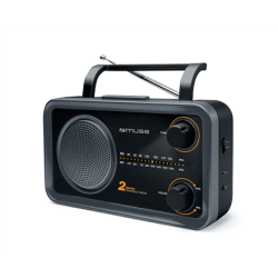 Muse 2-bands portable radio M-06DS AUX in Grey