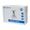 Logilink BP0003 Projector mount, ceiling, universal, 220 mm, white | Logilink