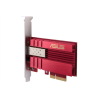 Asus | XG-C100F 10G PCIe Network Adapter; SFP+ port for Optical Fiber Transmission and DAC cable | 10/100/1000/10000 Mbit/s