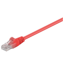 Goobay CAT 5e patch cable, U/UTP 68369 3 m, Red