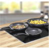 Stoneline | 6882 | Pan set of 3 | Frying | Diameter 16/20/24 cm | Suitable for induction hob | Fixed handle | Grey