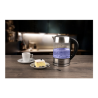 Adler | Kettle | AD 1247 NEW | With electronic control | 1850 - 2200 W | 1.7 L | Stainless steel, glass | 360° rotational base | Stainless steel/Transparent