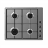 Candy Hob CHW6LBX  Gas, Number of burners/cooking zones 4, Rotary knobs, Stainless steel