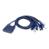 Aten 4-Port USB VGA/Audio Cable KVM Switch | Aten | 4-Port USB VGA/Audio Cable KVM Switch (0.9m, 1.2m)