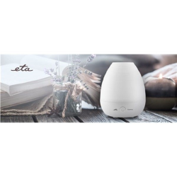 ETA Aroma diffuser Essencio ETA063490000 5 W, Ultrasonic, Suitable for rooms up to 10 m², White