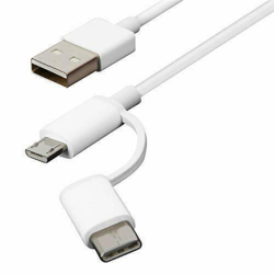 Mi 2-in-1 USB Cable (Micro USB to Type C) | SJV4082TY