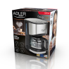 Adler | Coffee maker | AD 4407 | Drip | 550 W | Black