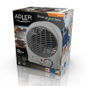Adler Heater AD 7716 Fan heater, 2000 W, Number of power levels 2, White