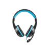 Genesis Gaming headset, 3.5 mm, Wildcat, Black/Blue, Built-in microphone