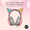 Razer Kraken Kitty Gaming Headset, Wired, Quartz Razer | Wired | On-Ear | Gaming Headset | Kraken Kitty